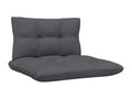 Salon de jardin 5 pièces avec coussins anthracite bois de pin 23588PCKC