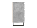 Tables de chevet 2 pcs gris béton 40x35x69 cm bois d'ingénierie 40333ZFAC