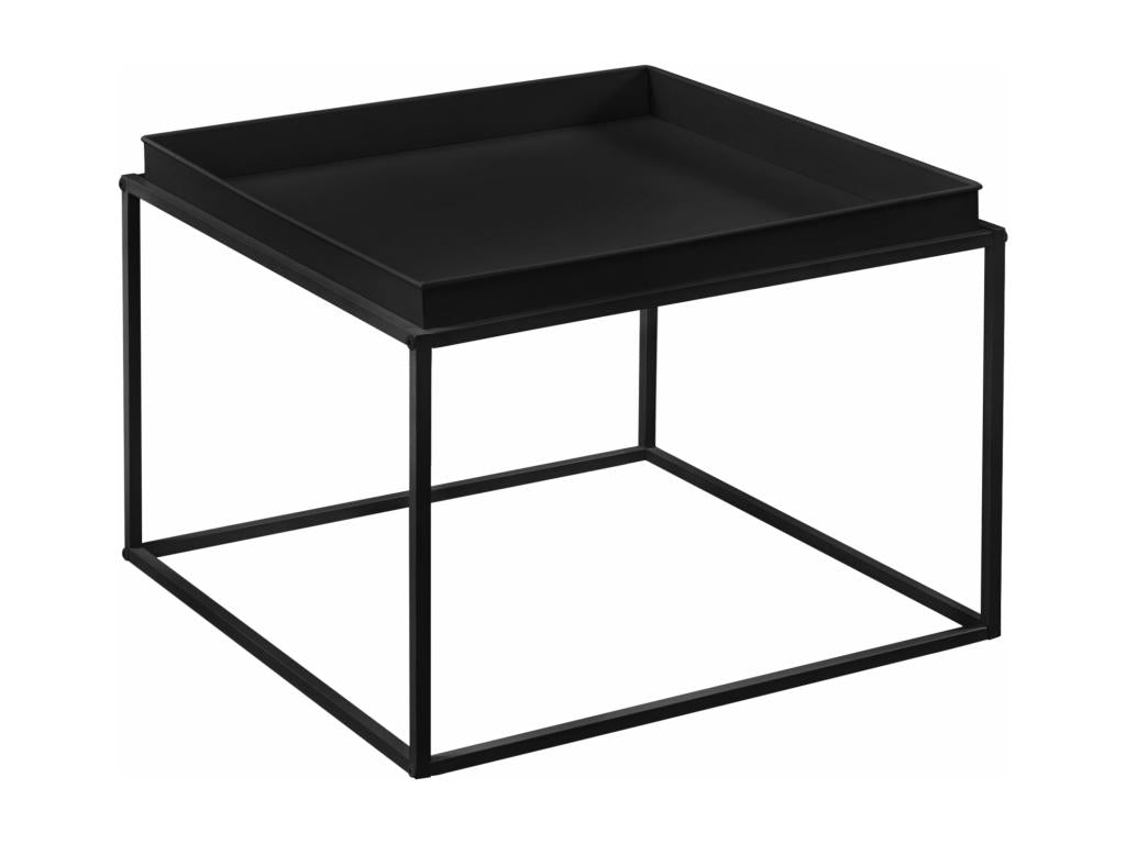Set de 2 tables métal argentée 54,5x54,5x39 cm 03 0003685 77453THAX