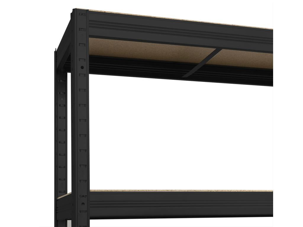 Pack 2 Rayonnages modulaires avec 5 étagères réglables 180x120x60cm 1250Kg O91 43716XAYY