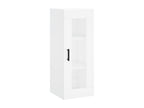 Buffet haut Blanc 34,5x34x180 cm Bois d'ingénierie 36045ZDFT