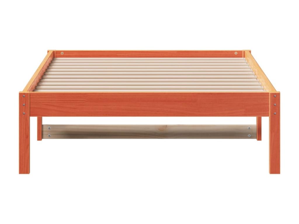 Lit de jour cire marron 90x190 cm bois de pin massif 37808TFPX
