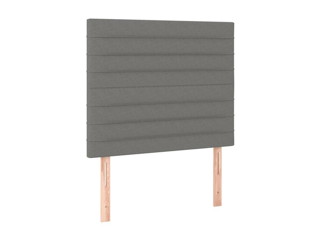 Tête de lit à LED Gris foncé 90x5x118/128 cm Tissu 28522IJWK
