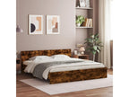 Cadre de lit sans matelas chêne fumé 180x200 cm 43882GBXX