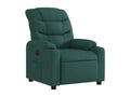 Fauteuil inclinable électrique Vert foncé Tissu 37104IDDC