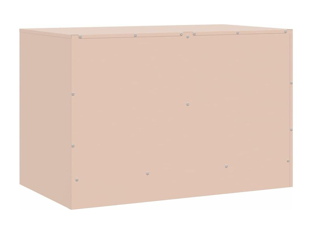 Meubles TV 2 pcs rosace 67x39x44 cm acier 41408YFBP