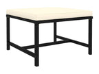Salon de jardin 10 pcs avec coussins Résine tressée Noir 37 22701YJKT