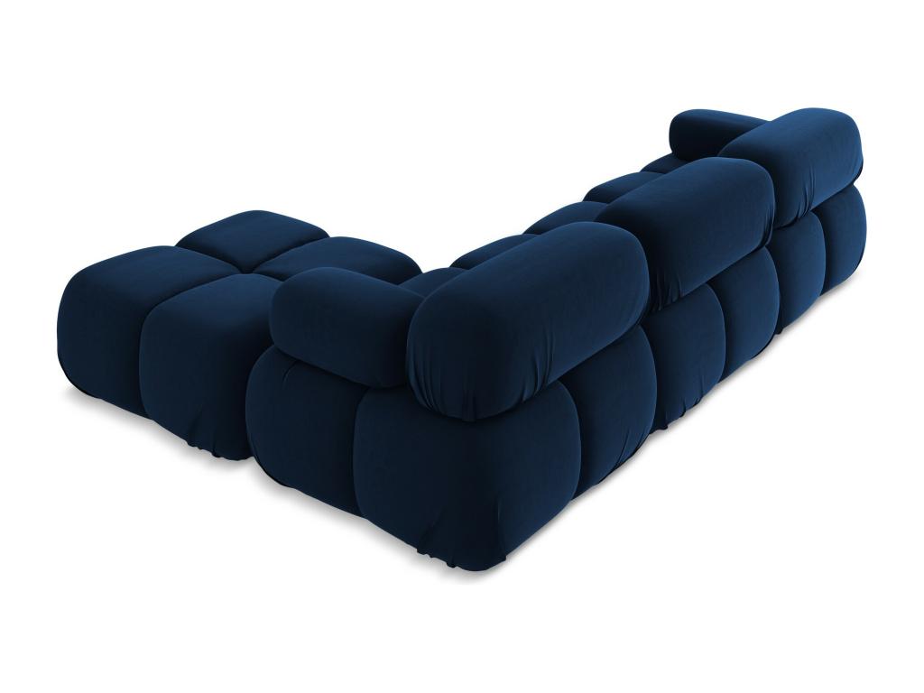 Canapé d'angle modulaire réversible en Nidchicshop - bleu Nidchicshop 69100KOUB