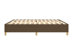 Sommier à Calmetop de lit Marron foncé 200x200 cm Tissu 41705VWZQ
