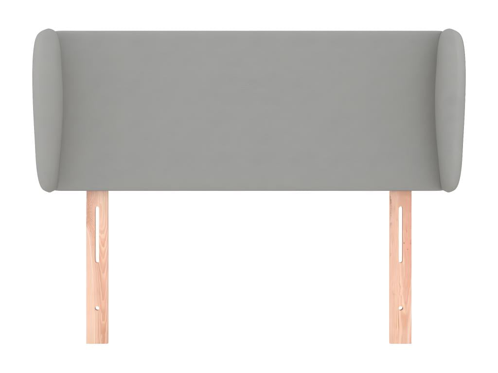 Tête de lit avec oreilles Gris clair 83x23x78/88 cm Tissu 36840DTFP