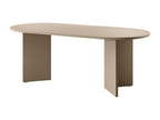 Table à manger - couleur Cappuccino - 90x204 cm - Nidchicshop 82512KKDN