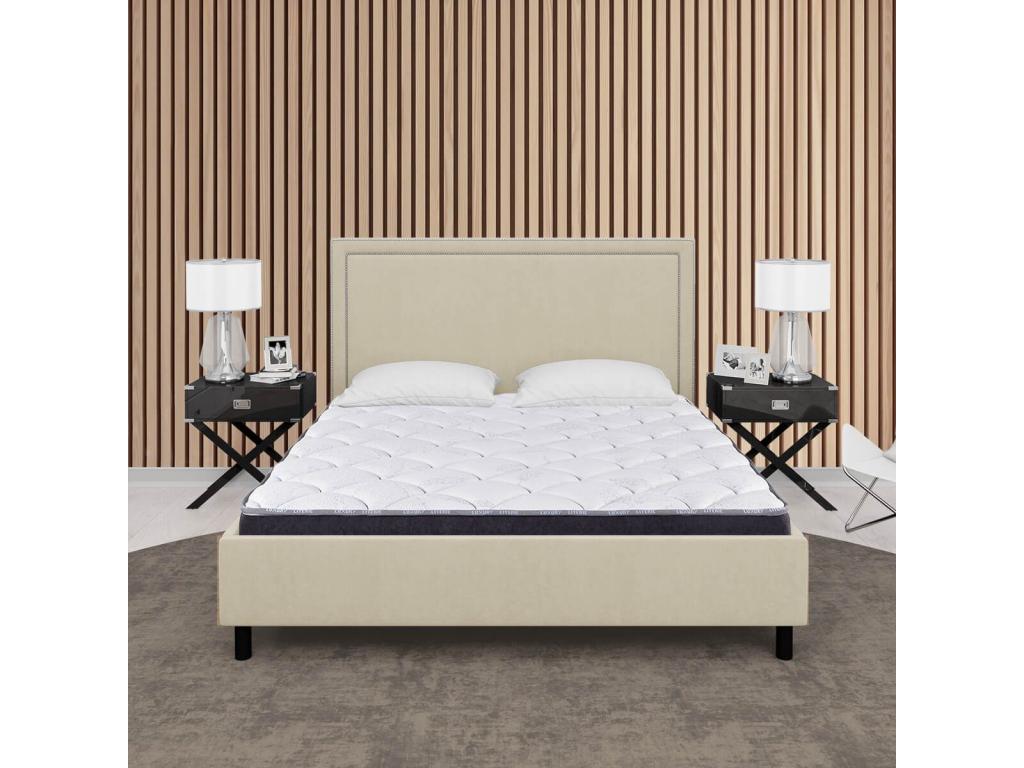 Calmetop - Matelas 140x190 cm Ressorts ensachés Soutien très ferme Ep.27cm 20989MZKG