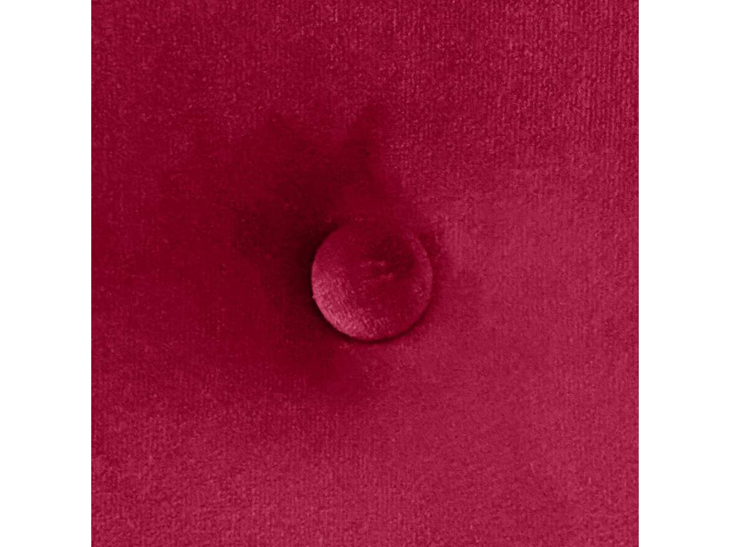 Nidchicshop Tête de Lit Velours Lisse avec Boutons 95x60 Lits 80/90 - Rouge 71231KFVV