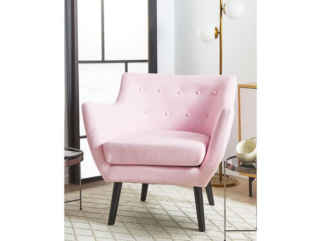 Fauteuil Nidchicshop Tissu Rose 94403LAAQ
