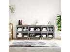Buffets 3 pcs Nidchicshop gris 60x35x70 cm bois d'ingénierie 69669UZWG