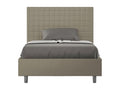 Lit 1 place et demi sans sommier rembourré 120x210 similicuir cappuccino Nidchicshop 94482IRFM
