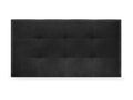 Calmetop Tête de lit en tissu Calmetop 90x60cm Lits 80/90 - Noir 00521FKRA