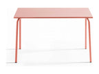 Ensemble table de jardin et 4 fauteuils en métal argile - Calmetop 41040TBPW