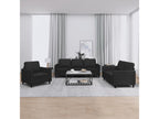 Ensemble de canapés 3 pièces avec coussins Noir Similicuir 76004WYEN