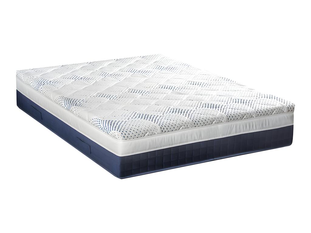Nidchicshop LITERIE - Pack Prêt à dormir Nidchicshop 160x200 cm - Matelas Mémoire de forme Sommier Accessoires 19958FMVI