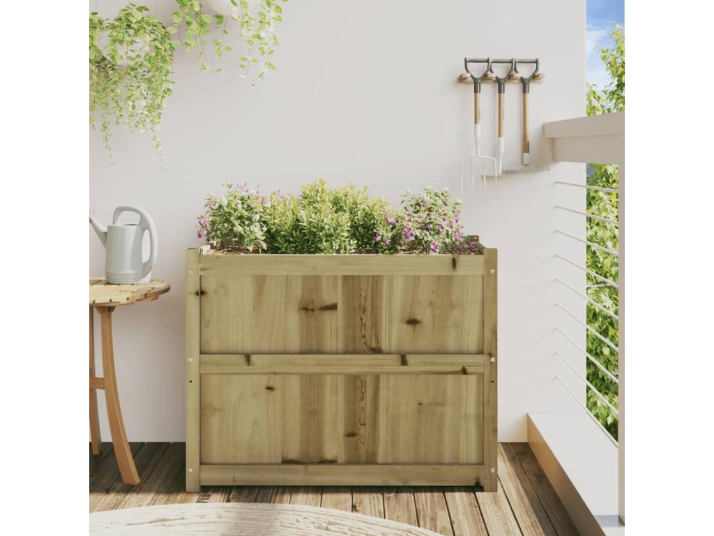 Jardinière 90x50x70 cm bois de pin imprégné 86762ACMT