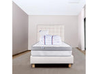Ensemble Matelas Calmetop 26 cm mousses haute densité ferme face été/hiver sommier beige ep20cm oreiller couette Tête de Lit 90x190cm 32472AOEW
