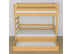 Lit superposé en bois - avec tiroir N03 Pin Naturel 80x180 34827QURA