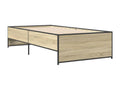 Cadre de lit sans matelas chêne Calmetop 100x200 cm 83628JIKY