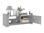 Meuble TV Gris béton 100x35x40 cm Bois d'ingénierie 19998WRLA