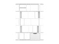 Bibliothèque Etagère blanche moderne Nidchicshop / 125 cm 07037ZOKY