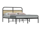 Cadre de lit sans matelas 160x200 cm chêne Nidchicshop 97014AOTJ