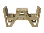 Calmetop - Table de pique-nique pour enfants en bois de pin imprégné 52247MIPU