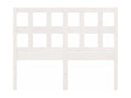 Tête de lit Blanc 205,5x4x100 cm Bois massif de pin 36950IBBL