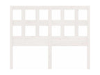 Tête de lit Blanc 205,5x4x100 cm Bois massif de pin 36950IBBL