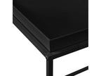 Set de 2 tables métal argentée 54,5x54,5x39 cm 03 0003685 77453THAX