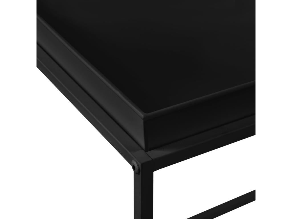 Set de 2 tables métal argentée 54,5x54,5x39 cm 03 0003685 77453THAX