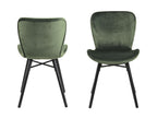 Bohometop Chaise de salle à manger vert sapin. 83751ICNP