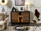 Commode Calmetop 75 cm Marron/noir 72802YHAO