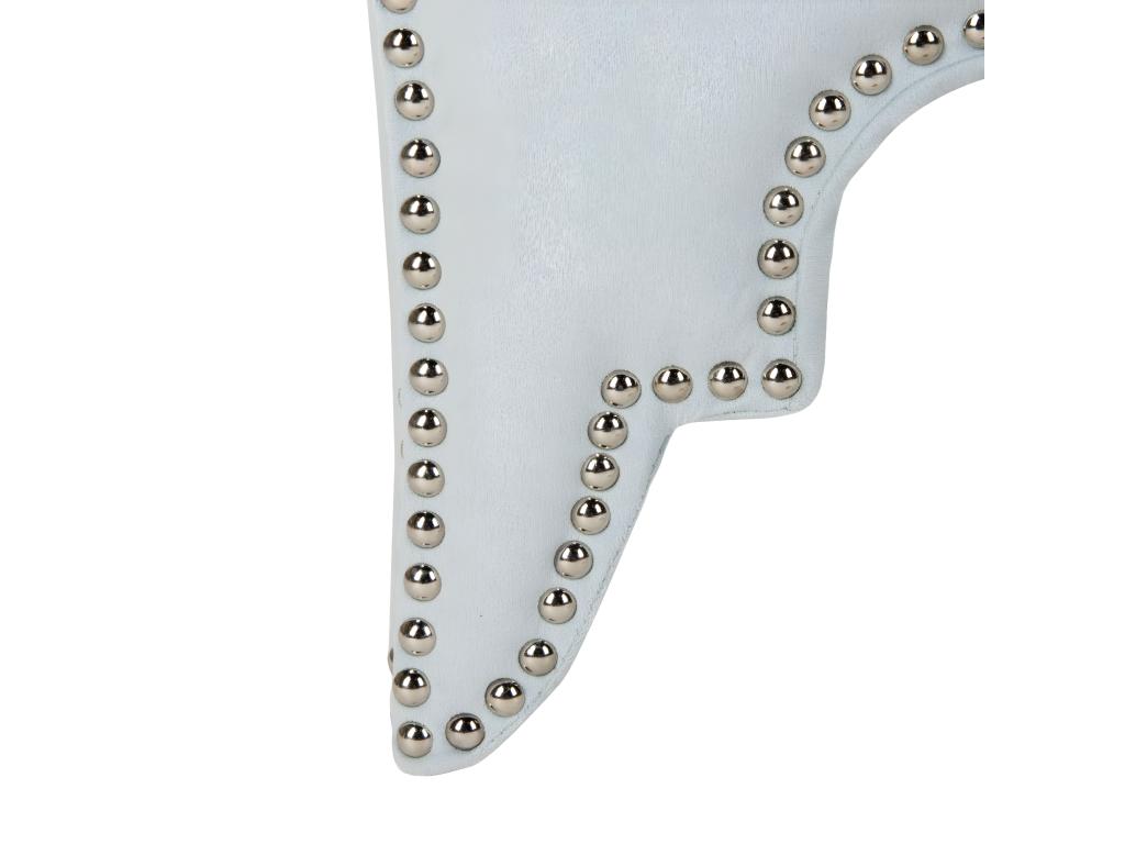 Banc / Ottomane Sauge argentée 41x41x53.59 cm - Calmetop 54890DBAF