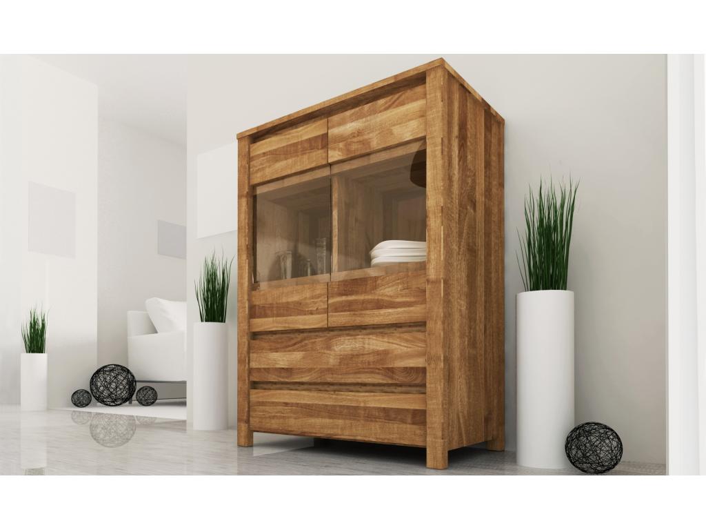 Nidchicshop - Buffet en bois massif de chêne sauvage huilé naturel 07037JKEH