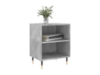 Tables de chevet 2 pièces gris béton 40x30x50 cm bois d'ingénierie 86106BKZI