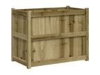 Jardinière 90x50x70 cm bois de pin imprégné 86762ACMT