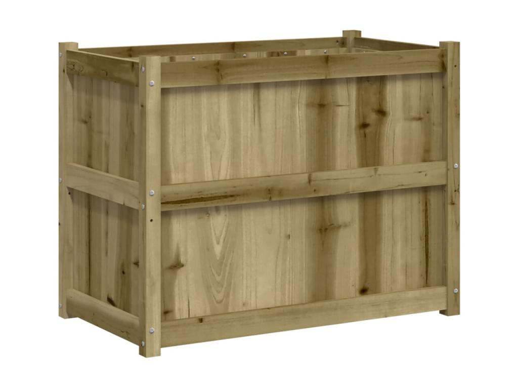 Jardinière 90x50x70 cm bois de pin imprégné 86762ACMT