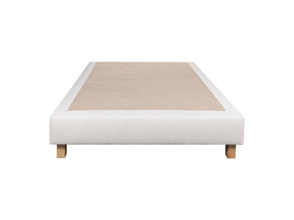 Ensemble Matelas Calmetop 26 cm mousses haute densité ferme face été/hiver sommier beige ep20cm oreiller couette Tête de Lit 90x190cm 32472AOEW
