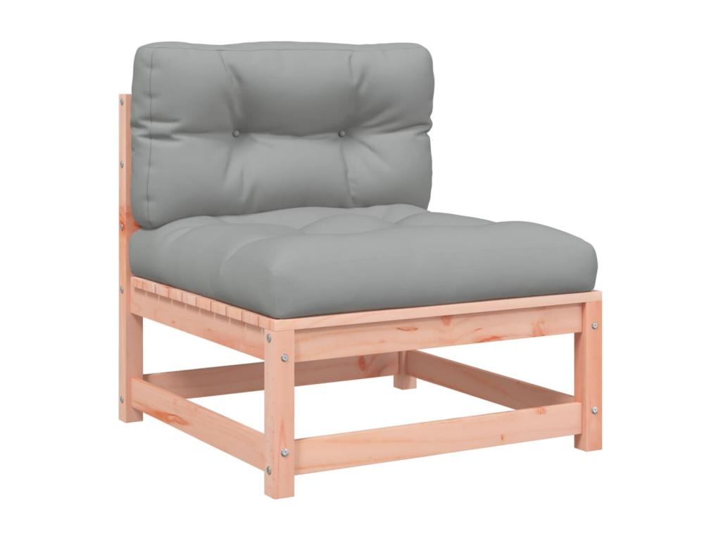 Salon de jardin 7 pcs et coussins bois massif sapin de Nidchicshop 81533WAEK