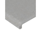 Tête de lit avec oreilles Gris clair 83x23x78/88 cm Tissu 36840DTFP