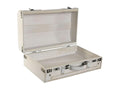 Set de 2 coffres de rangement en polyester blanc 82147XCIP
