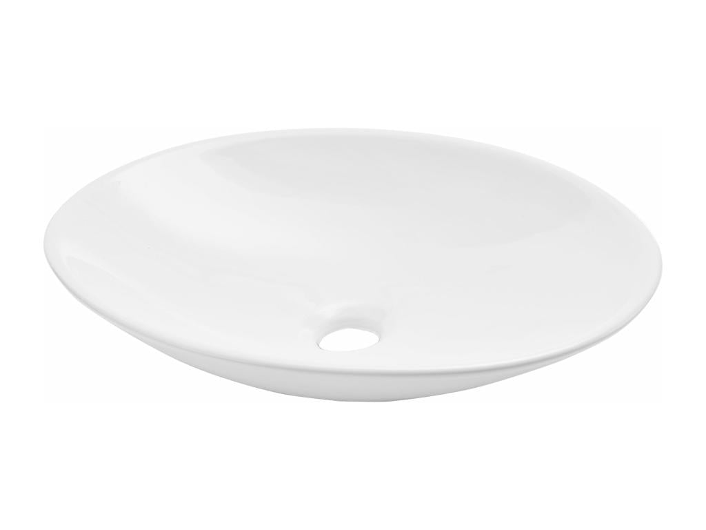 Lavabo céramique 50 x blanche 50x35.5x10 cm 03 0002539 05681IZJV