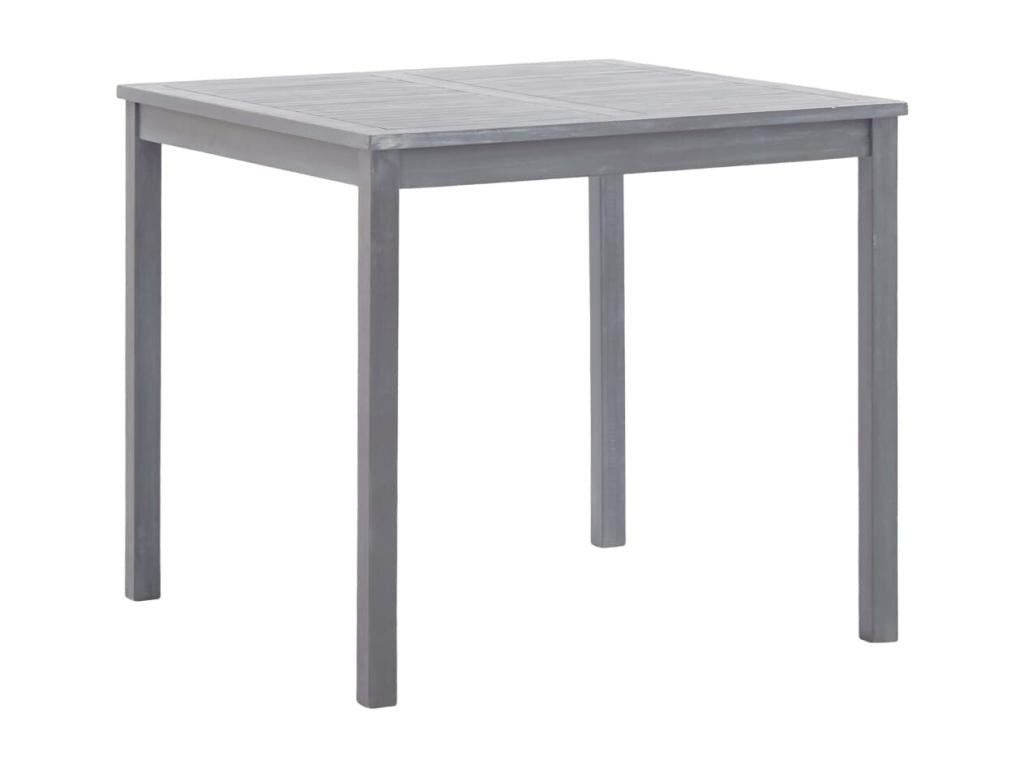 Ensemble à manger de jardin 5 pcs Bois d'Nidchicshop massif Gris 48239BKIZ