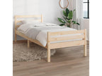 Cadre de lit sans matelas bois massif 75x190 cm 71126LVLE